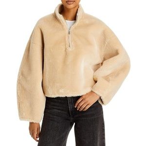 Frame fuzzy pullover